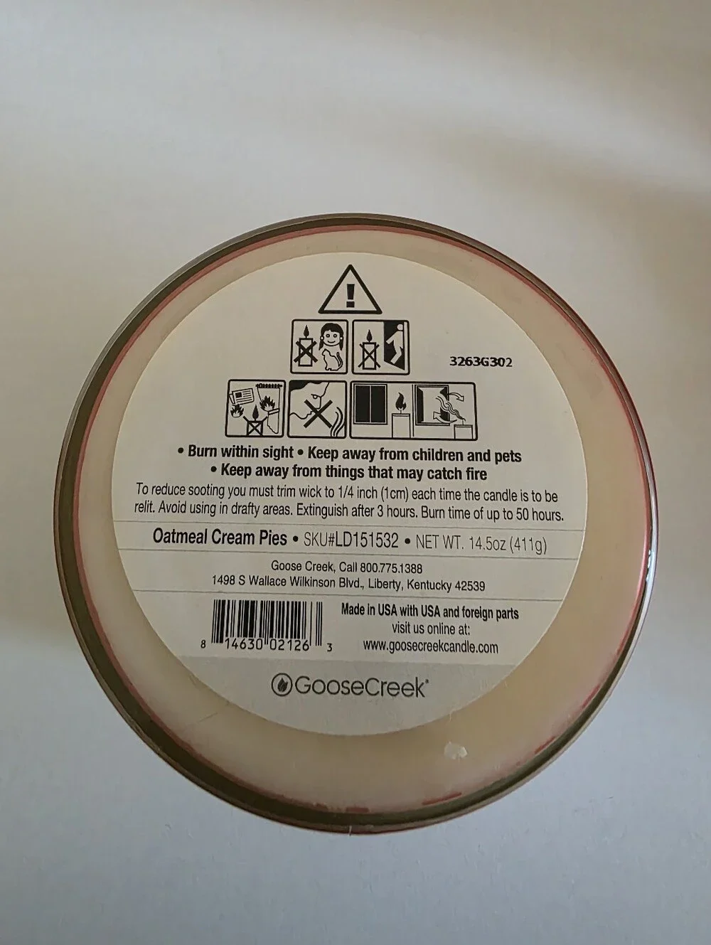 Goose Creek x Little Debbie Oatmeal Creme Pies Candle